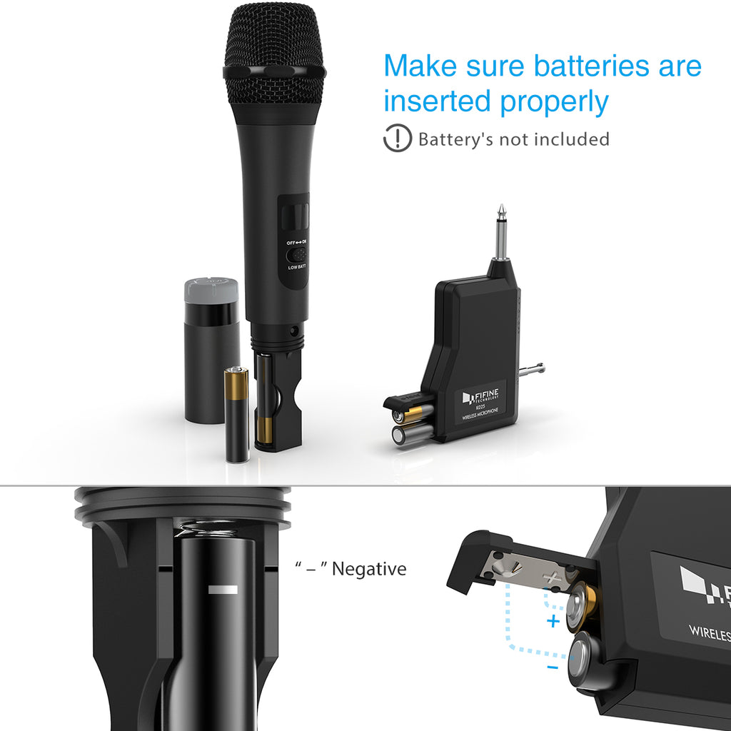 Digital Handheld Wireless Microphone Transmitter with No Mic