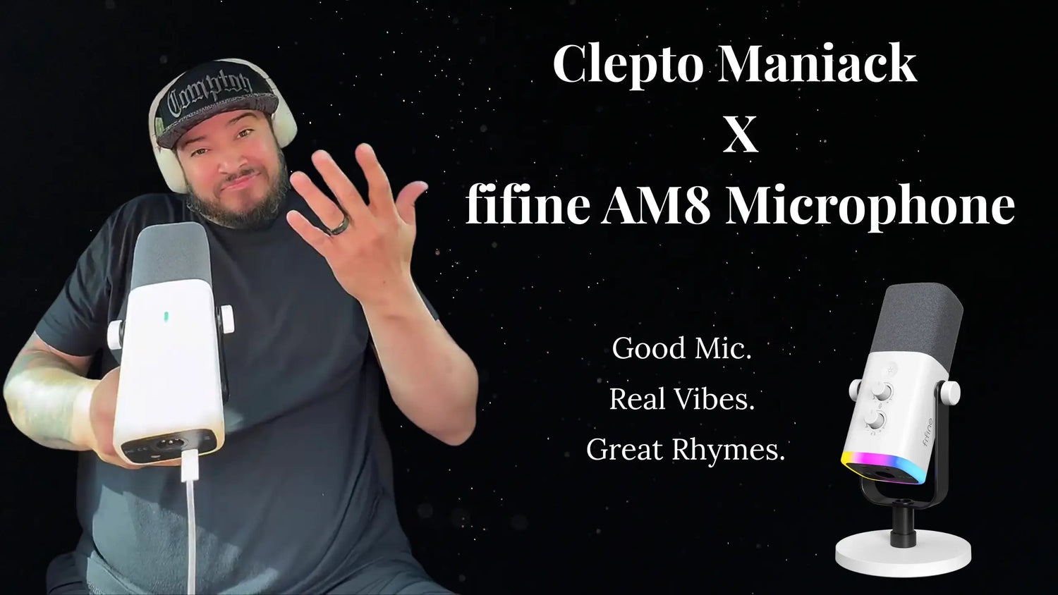 Clepto Maniack with fifine AM8
