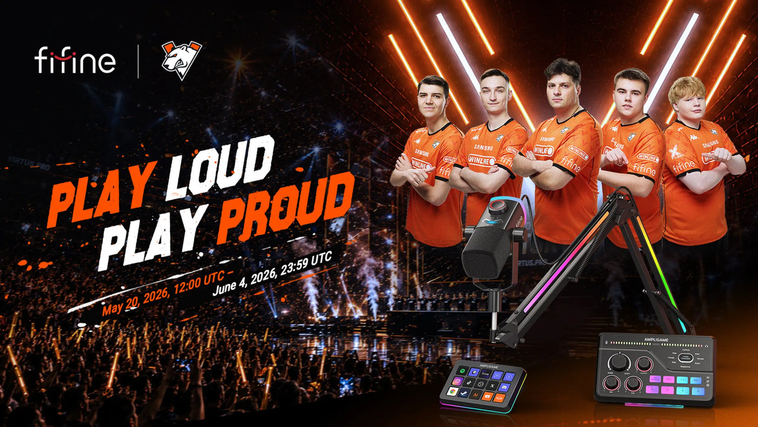 FIFINE x VP esports campaign
