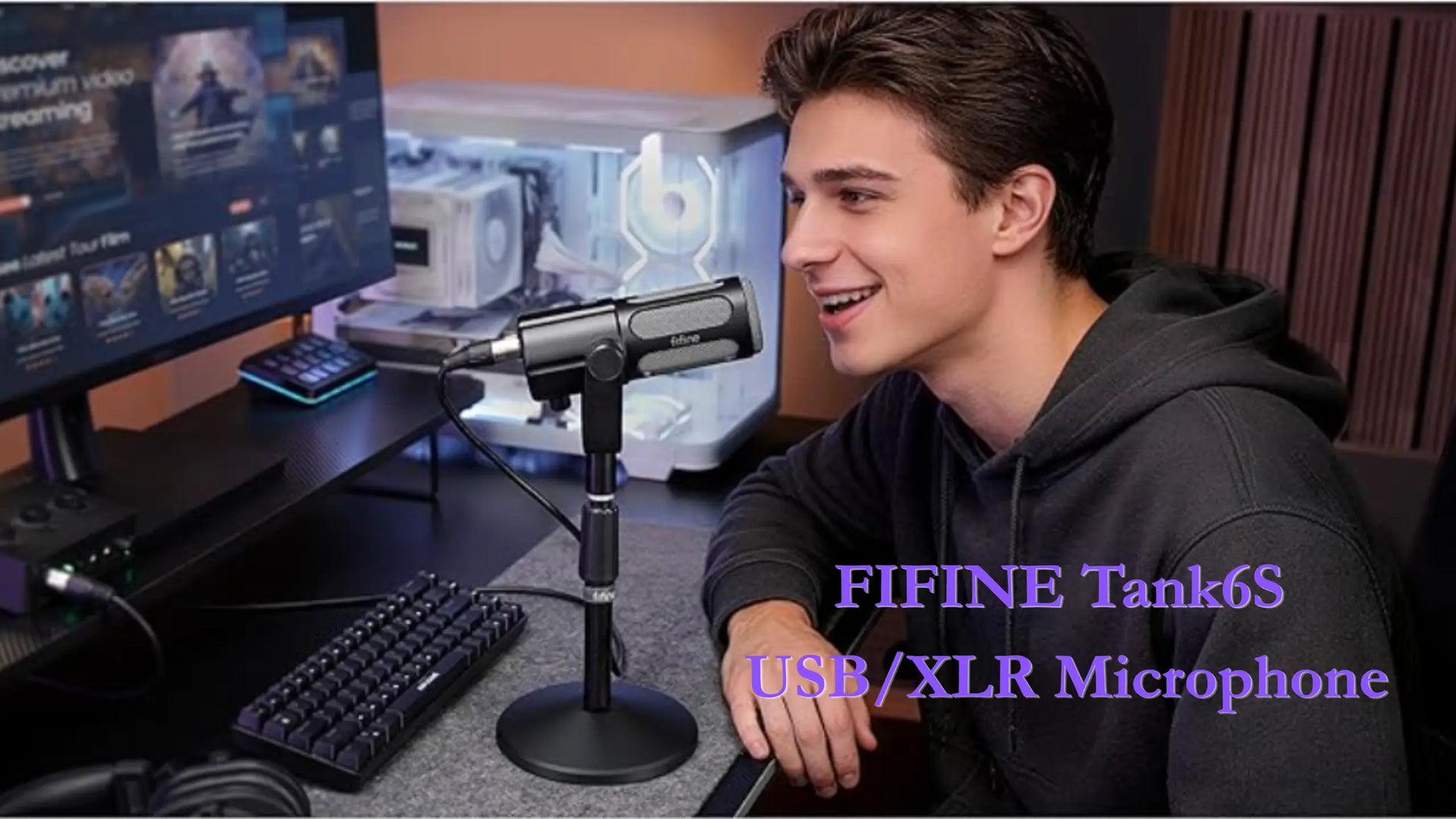 FIFINE Unveils TANK6S USB/XLR Mic with Studio Quality and Built-In