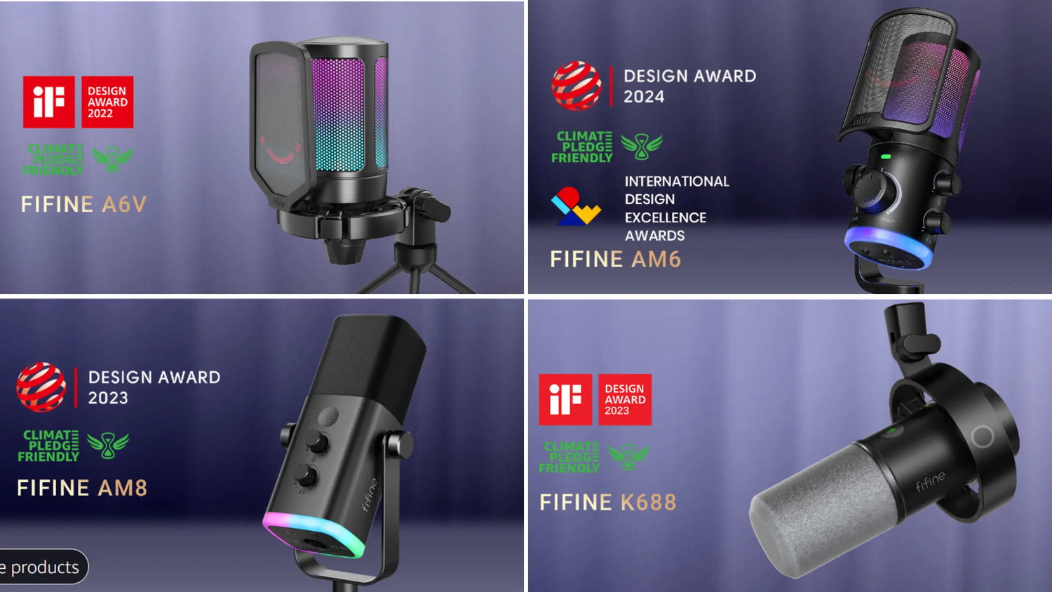 FIFINE earns Amazon Climate Pledge Friendly