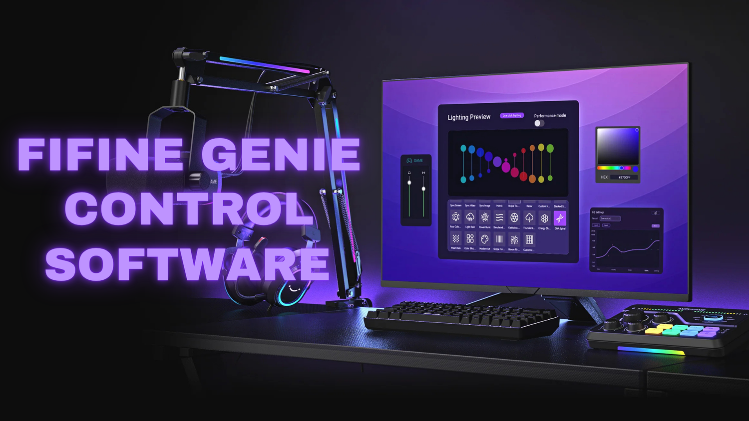 New Launched FIFINE Genie: All-in-One Control Software for Your FIFINE Audio Gear