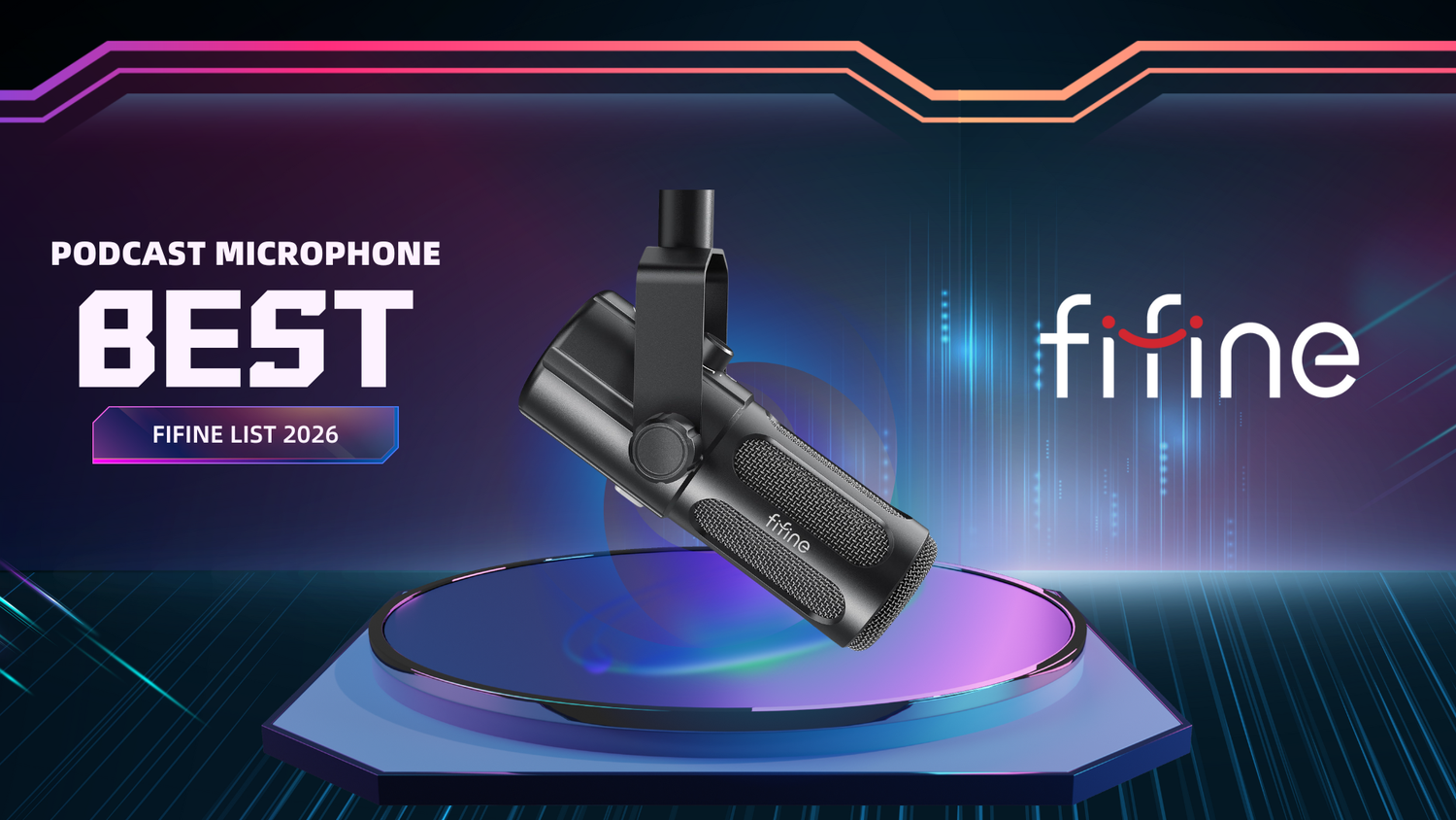 The BEST! Top 5 Podcast Microphones [FIFINE List 2026]