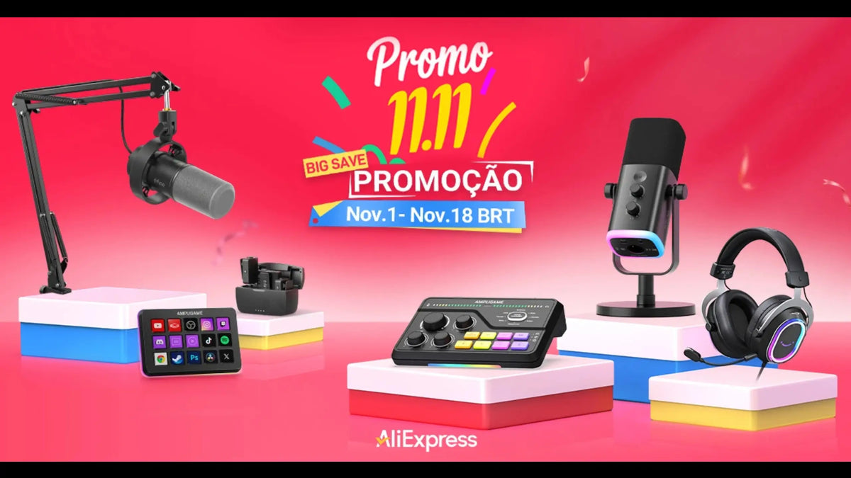 fifine AliExpress Brazil 11.11 Promo Is Here: 2026 Exclusive Deals on Audio Equipment