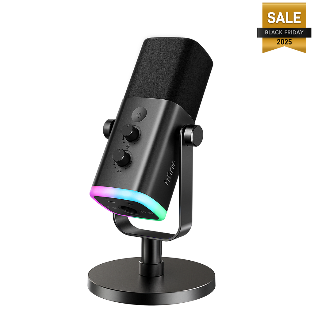 FIFINE AmpliGame AM8 USB/XLR Dynamic Microphone