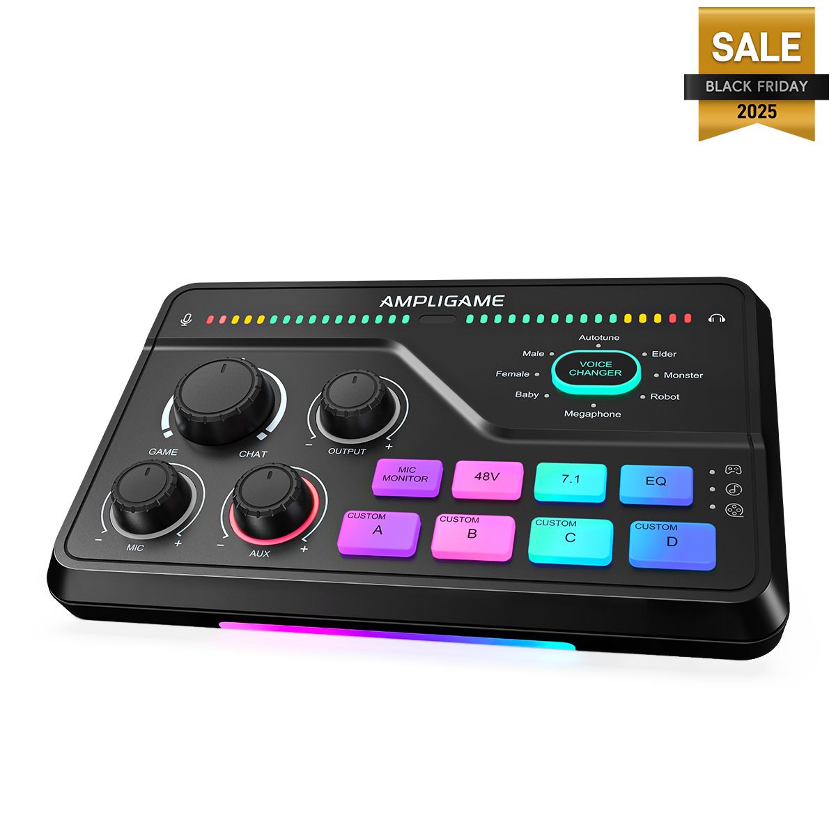 FIFINE AmpliGame SC8 USB Gaming Audio Mixer