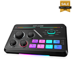 FIFINE AmpliGame SC8 USB Gaming Audio Mixer