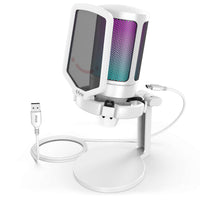 FIFINE AmpliGame A6V USB Condenser Microphone with RGB