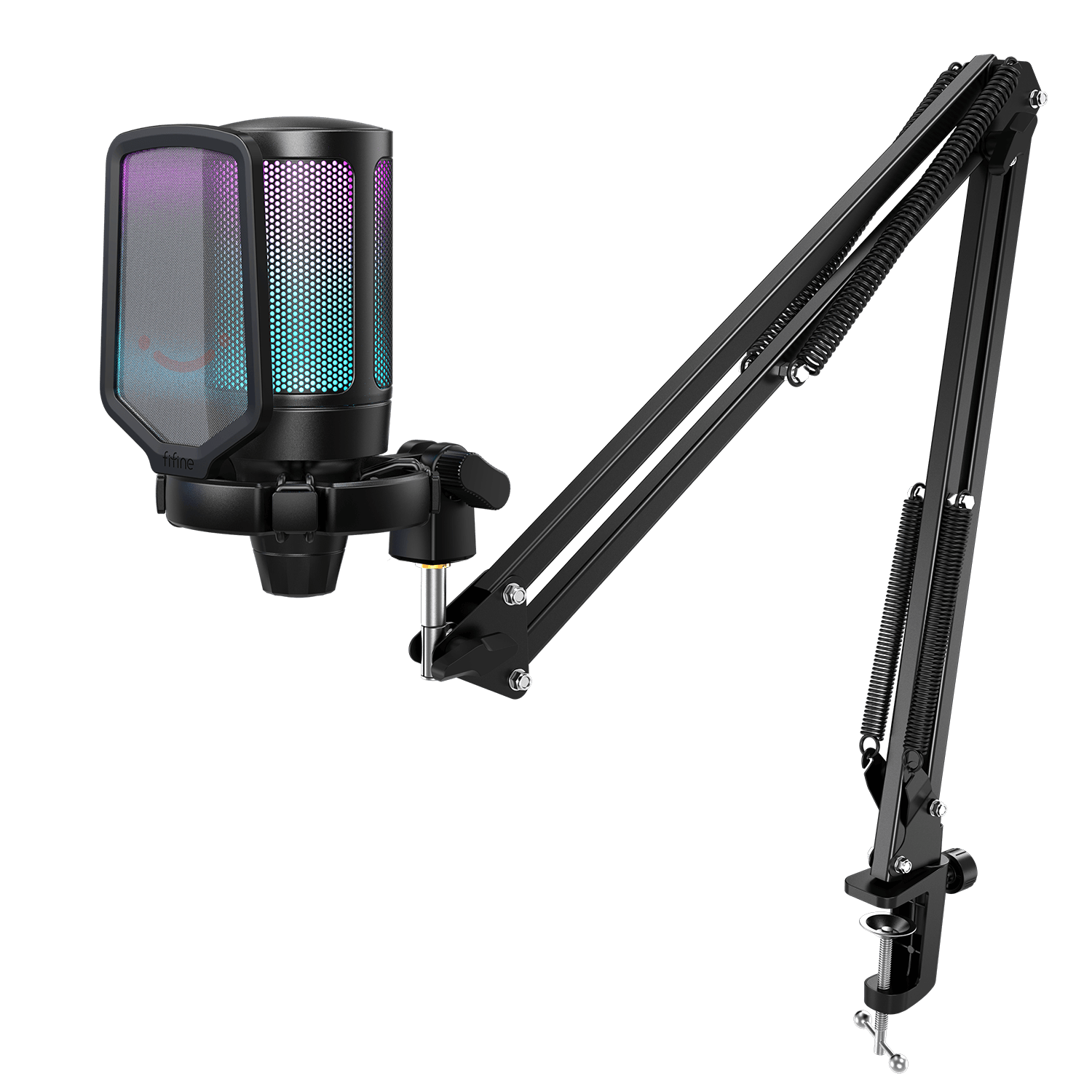 FIFINE AmpliGame A6T USB Condenser Microphone Kit with Boom Arm Stand