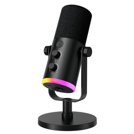 FIFINE AmpliGame AM8Neo USB/XLR Dynamic Microphone with RGB