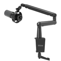 FIFINE Streaming Bundle: K688 XLR/USB Dynamic Microphone+BM88 Boom Arm Stand
