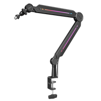 FIFINE BM66PRO RGB Metal Mic Boom Arm Stand