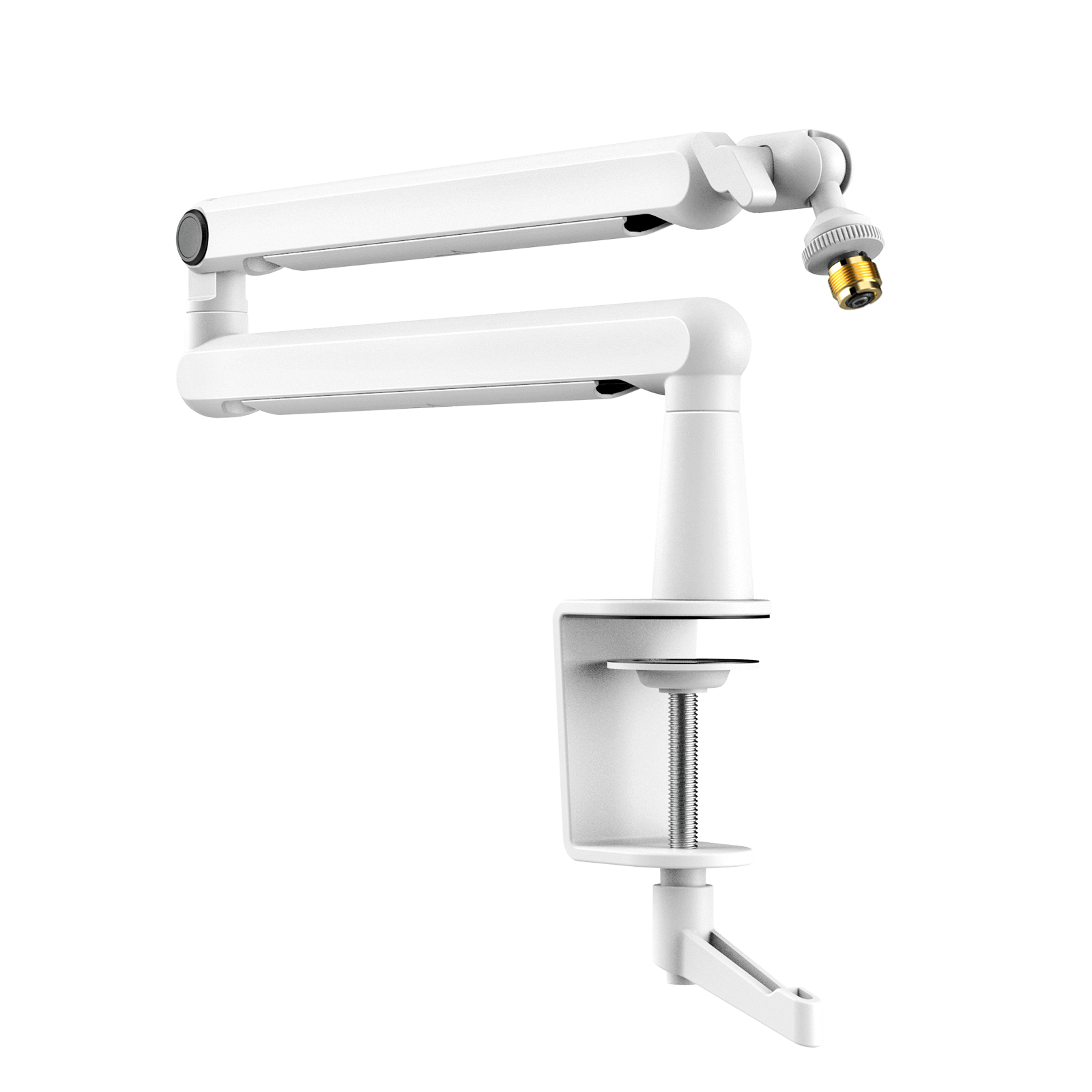 ###FIFINE BM88 microphone boom arm stand in white