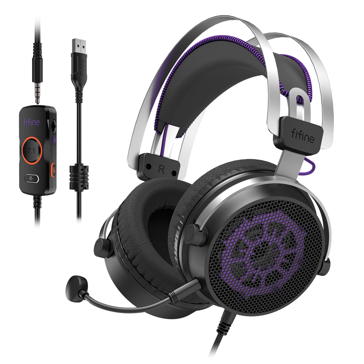 ###FIFINE H18V gaming headset in black