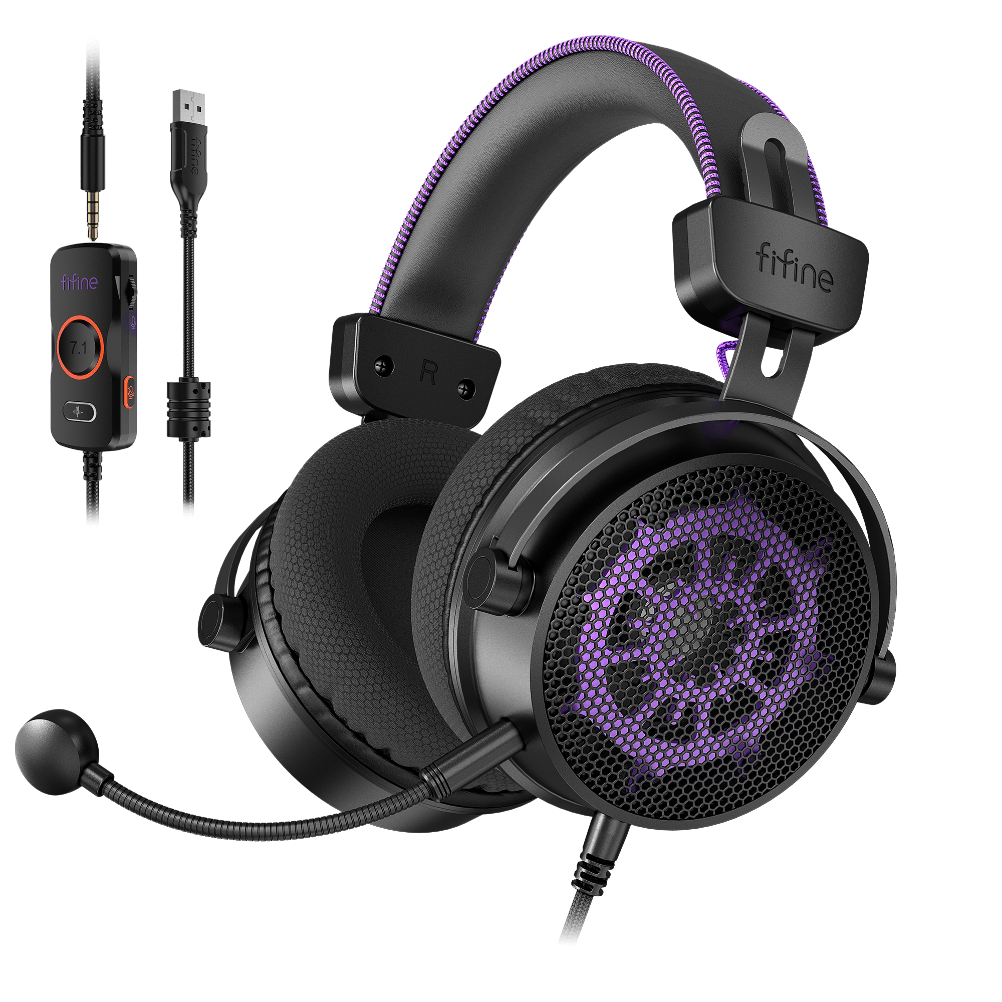 FIFINE Ampligame H18V Lite Wired Open-back Gaming Headset – FIFINE