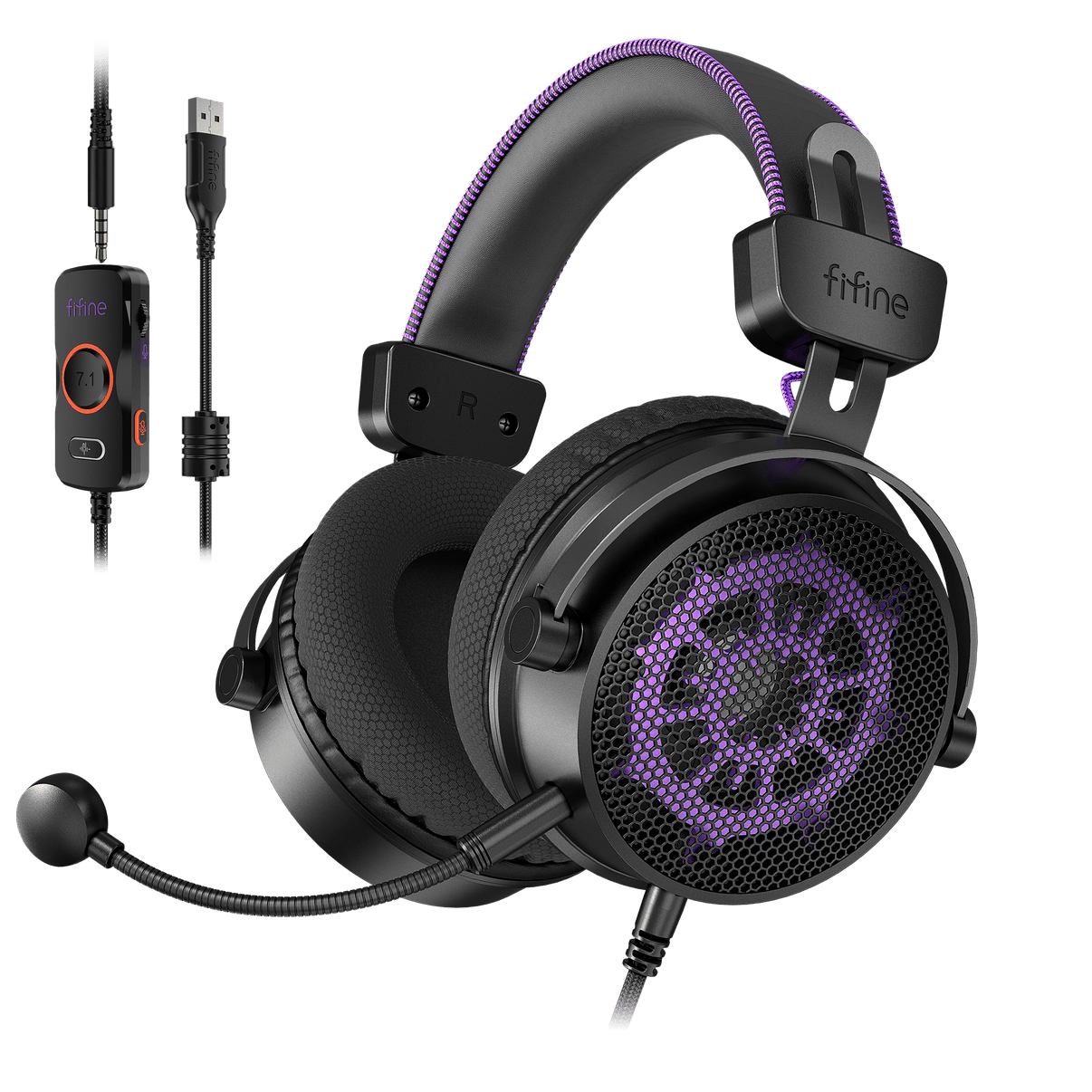 ###FIFINE H18V LITE headset in black