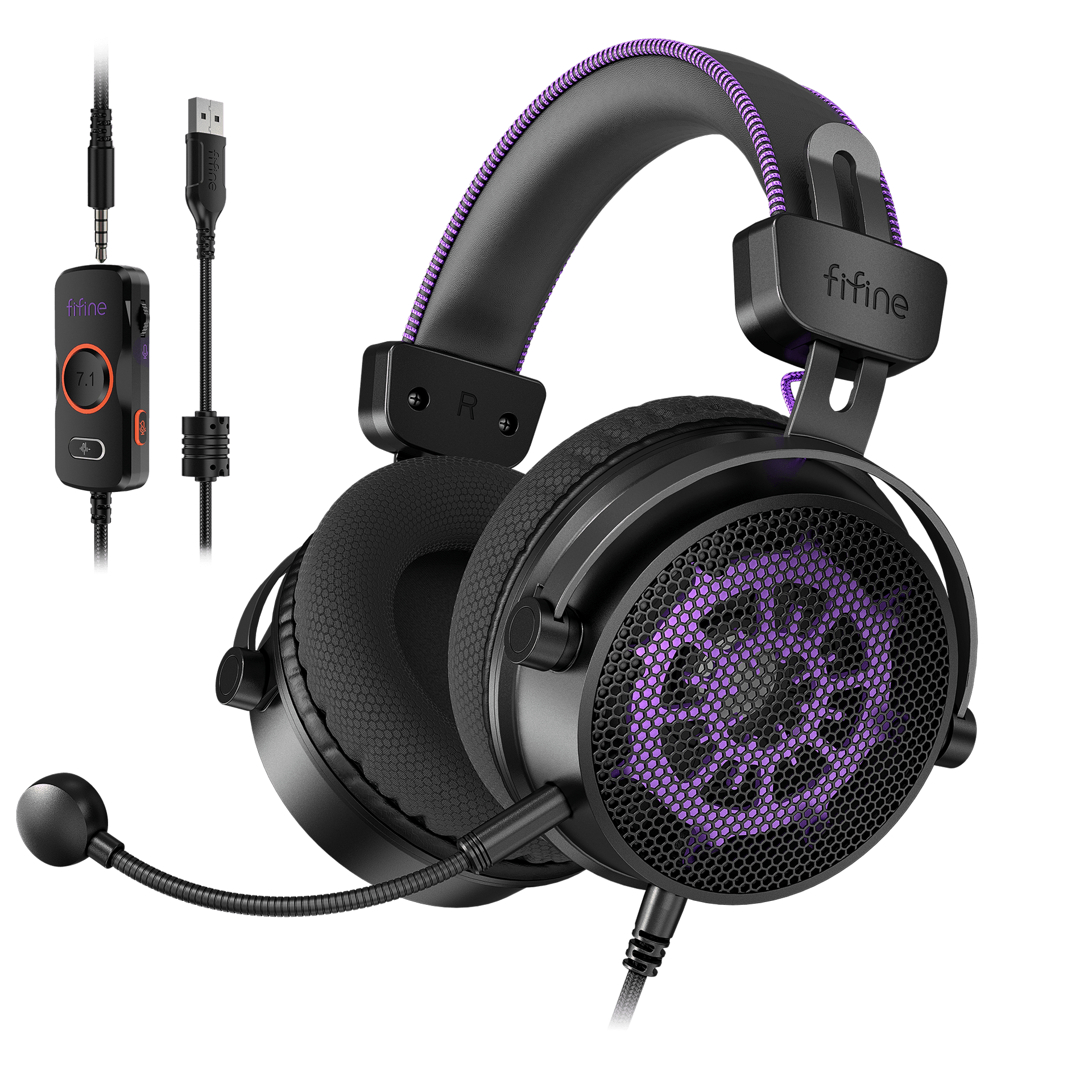 FIFINE Ampligame H18V Lite Wired Open-back Gaming Headset – FIFINE