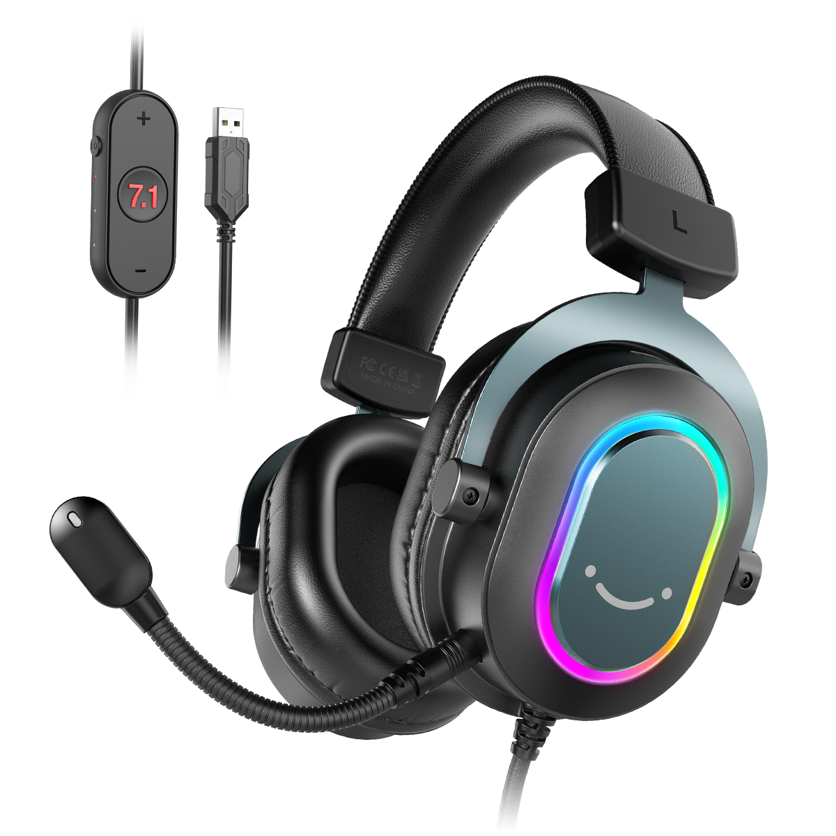 FIFINE AmpliGame H6 USB Gaming Headset with RGB