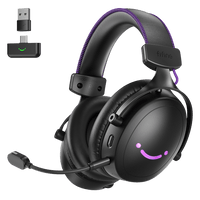 FIFINE AmpliGame HT6 Wireless Gaming Headset with Long Battery Life