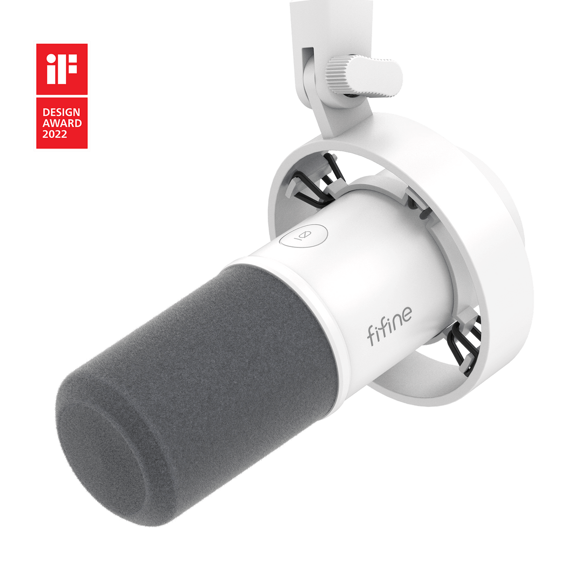 ###FIFINE K688 podcast microphone in white