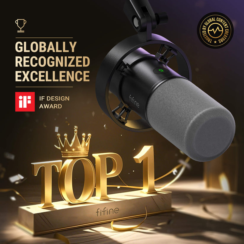 FIFINE AmpliTank K688 USB/XLR Dynamic Microphone – FIFINE Official