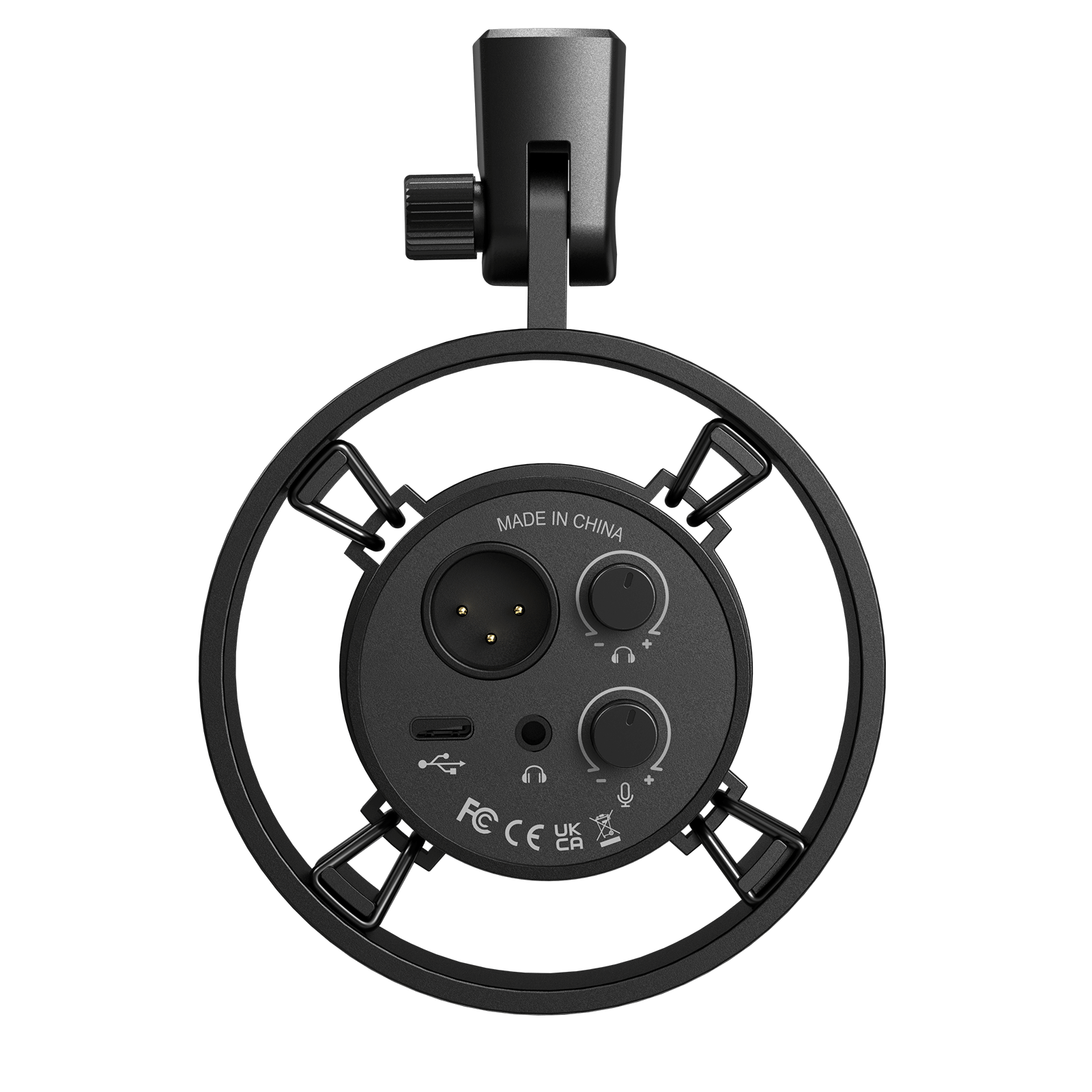 ###FIFINE K688 podcast microphone in black