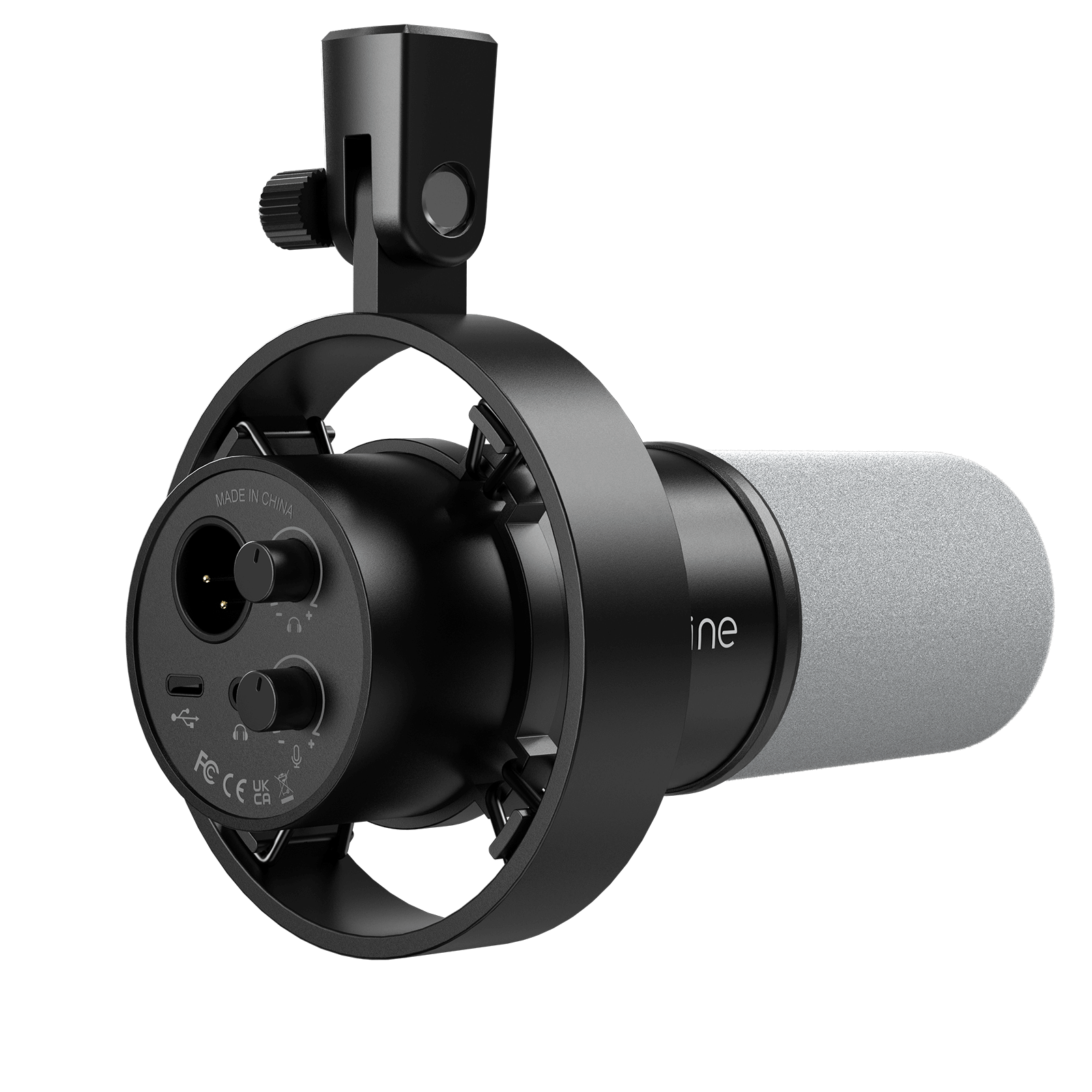 ###FIFINE K688 podcast microphone in black