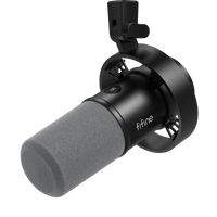 ###FIFINE K688 podcast microphone in black