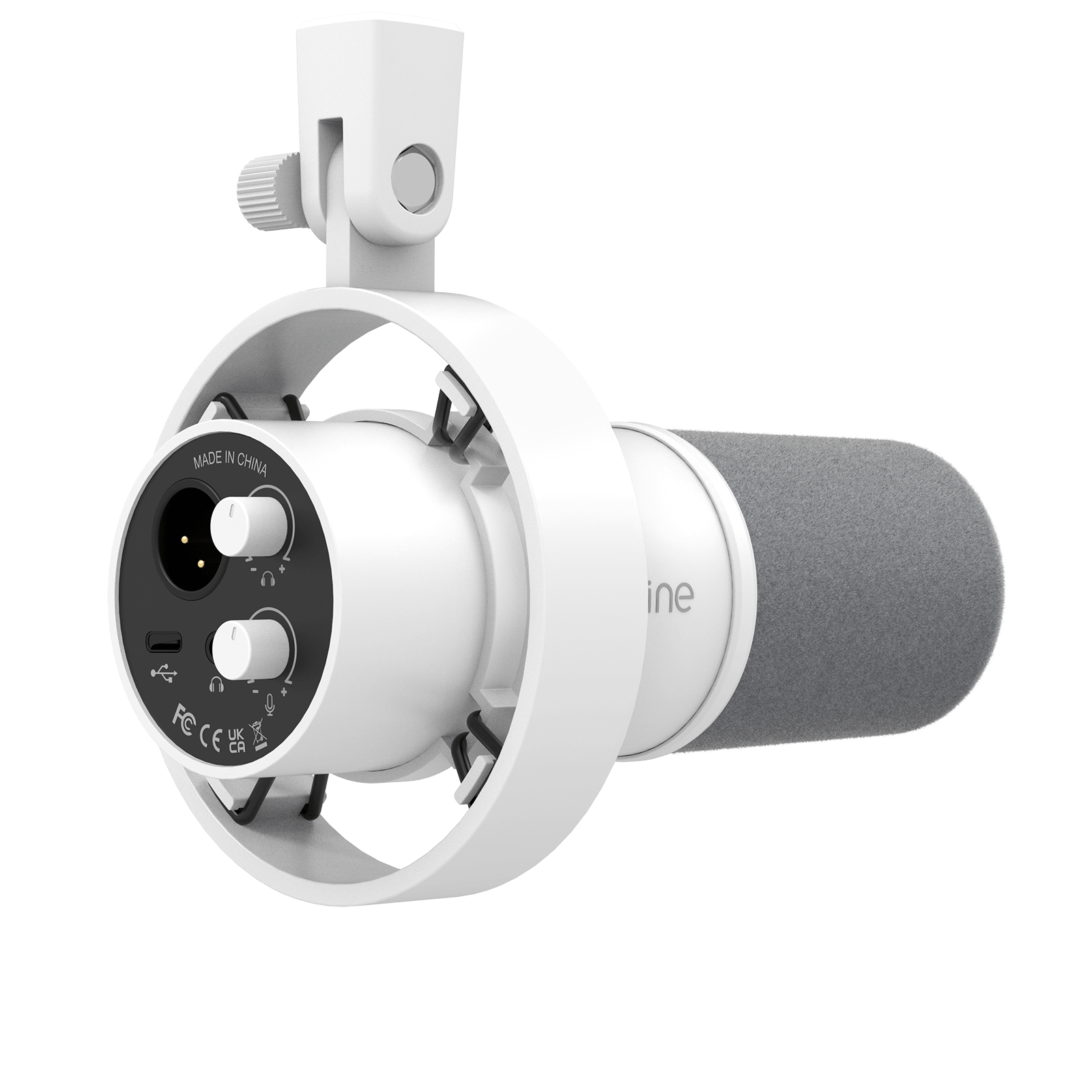 ###FIFINE K688 podcast microphone in white