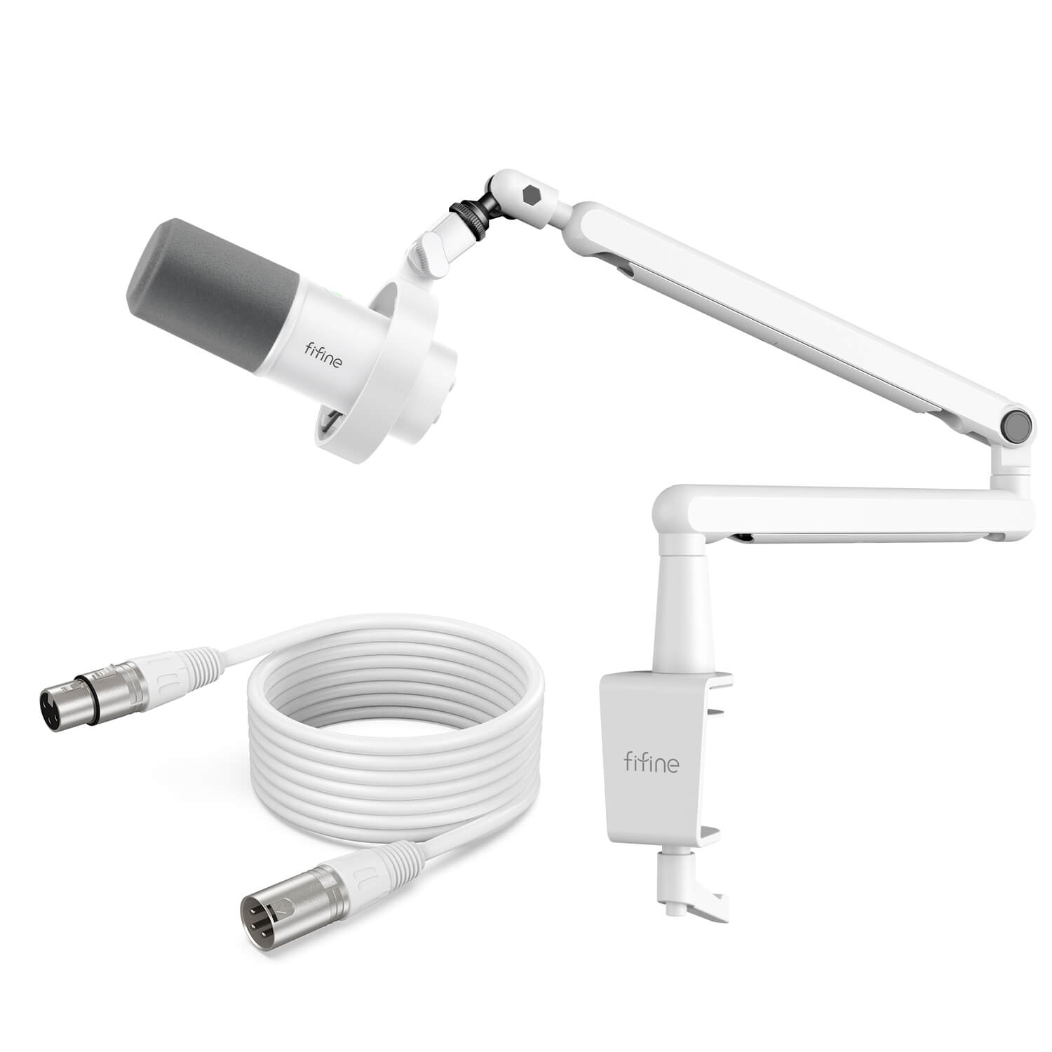 FIFINE Streaming Bundle: K688 XLR/USB Dynamic Microphone + BM88