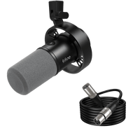 FIFINE Streaming Bundle: K688 Dynamic Microphone + XLR Cable
