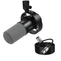 FIFINE Streaming Bundle: K688 Dynamic Microphone + L9 XLR Cable