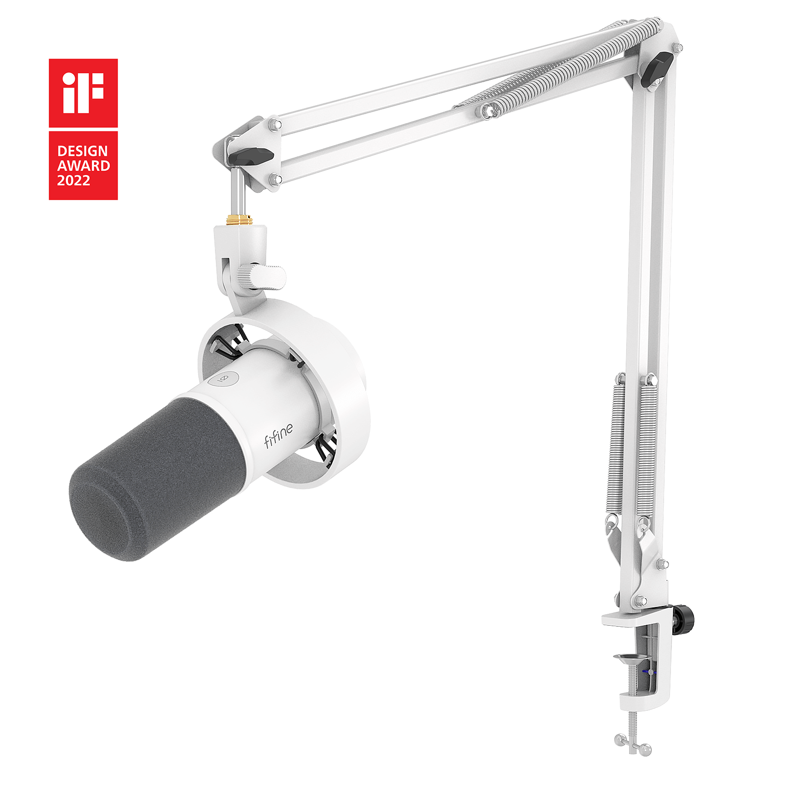 FIFINE AmpliTank K688CT Dynamic Microphone Kit with Boom Arm Stand
