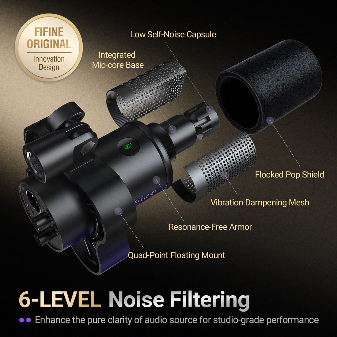 FIFINE AmpliTank K688NEO USB/XLR Dynamic Microphone – FIFINE Official