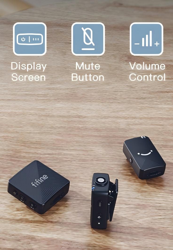 Fifine M9 Ses Kontrol Tuşları