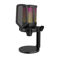FIFINE AmpliGame Q6 USB Condenser Microphone with RGB