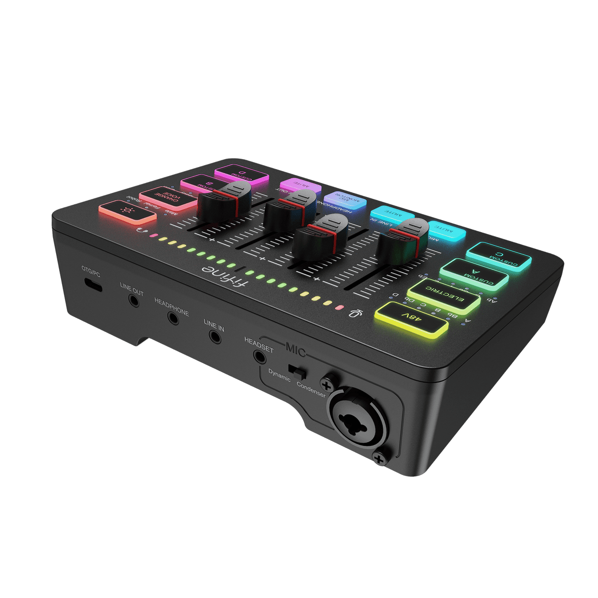 FIFINE AmpliGame SC3 Gaming Audio Mixer With RGB FIFINE Official fifine-ampligame-sc3-gaming-audio-mixer-with-rgb-fifine-official
