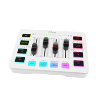 ###FIFINE SC3 audio mixer in white