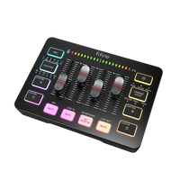 FIFINE AmpliGame SC3 Gaming Audio Mixer with RGB
