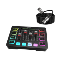 ###FIFINE SC3 mixer with xlr cable in black