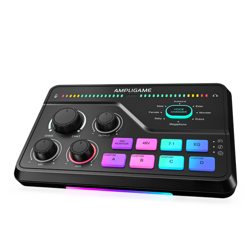 FIFINE AmpliGame SC8 USB Gaming Audio Mixer