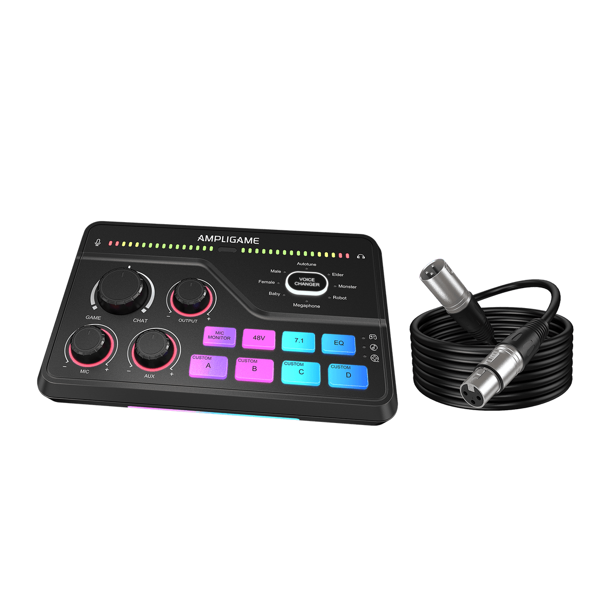 FIFINE AmpliGame SC8 Gaming Audio Mixer with RGB – FIFINE Official
