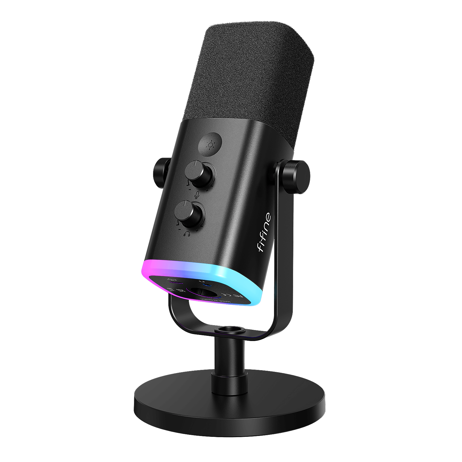 FIFINE AmpliGame AM8 USB/XLR Dynamic Microphone with RGB – FIFINE