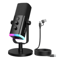 ###FIFINE Ampligame AM8 microphone in black