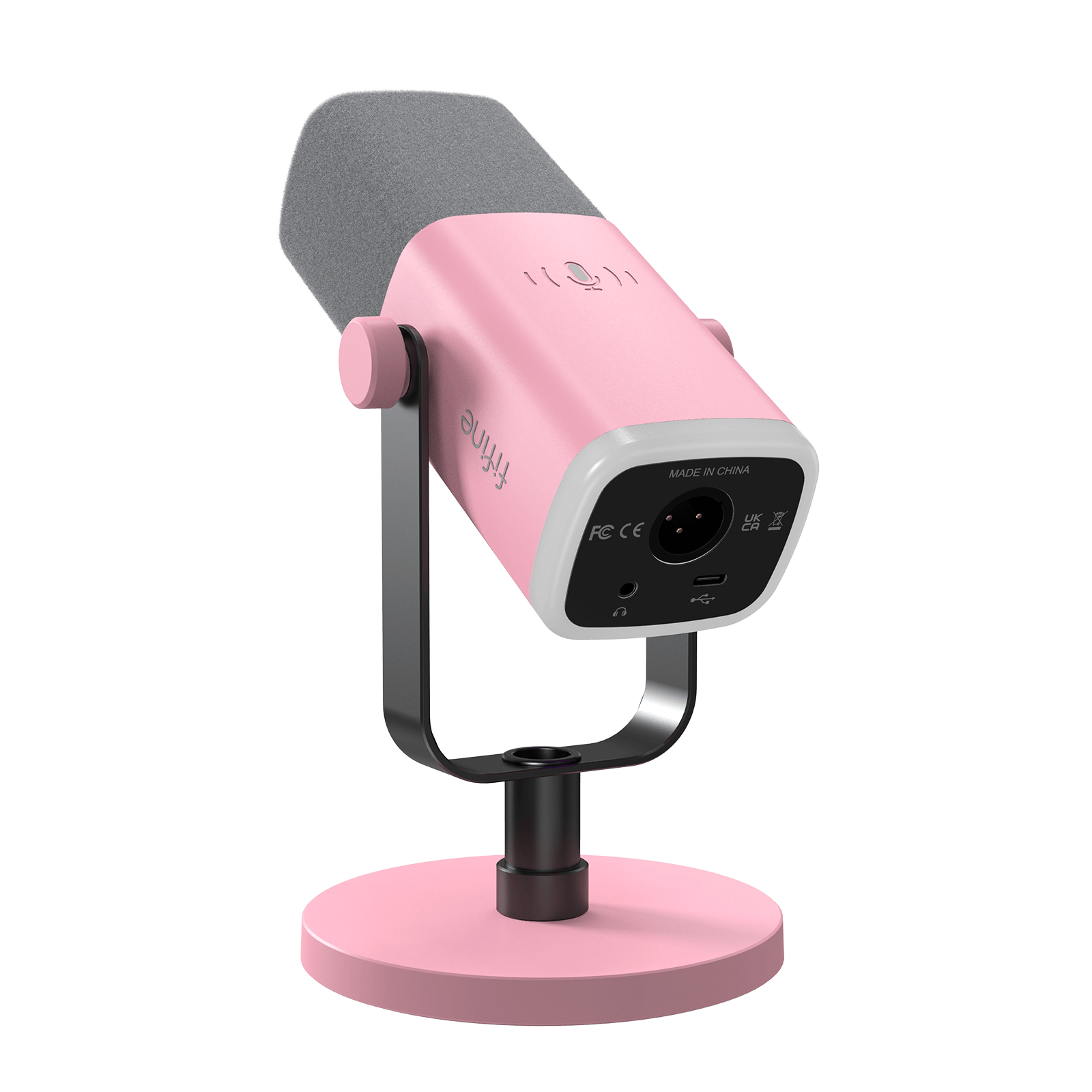 ###FIFINE Ampligame AM8 microphone in pink