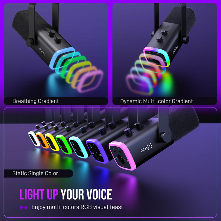 fifine AM8 XLR USB Dynamic Microphone – FIFINE Official