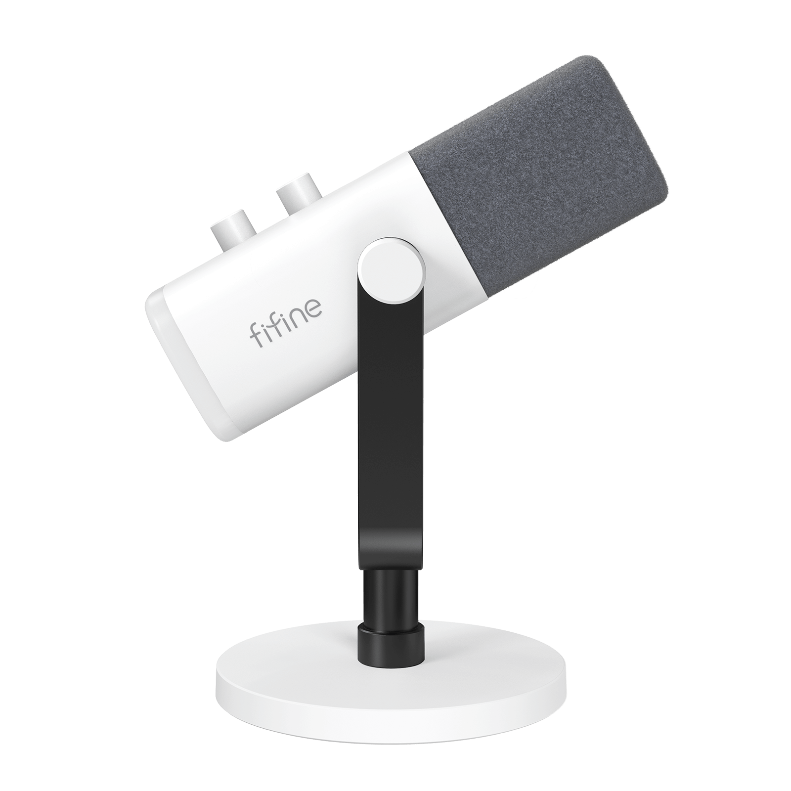 ###FIFINE Ampligame AM8 microphone in white