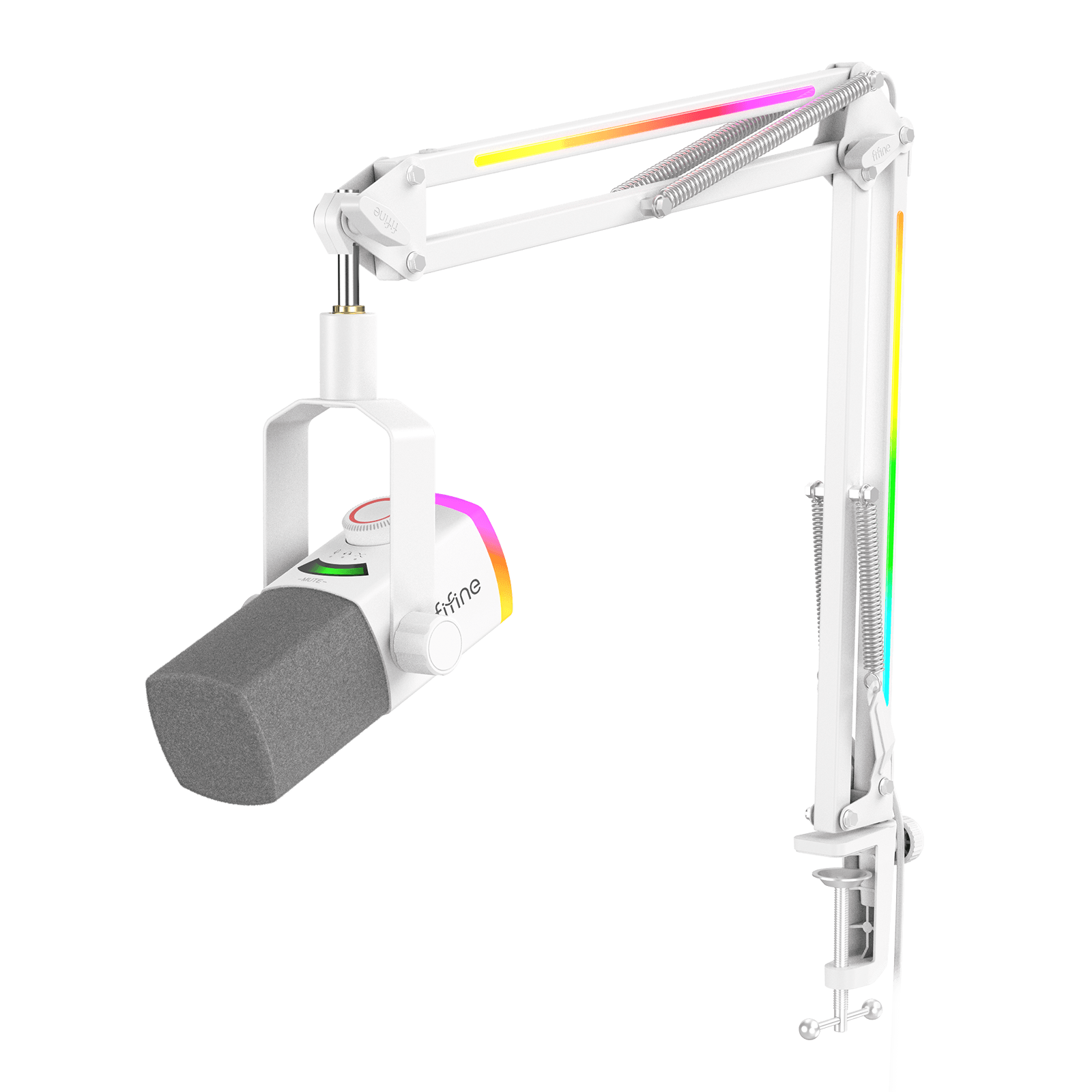 FIFINE AmpliGame AM8PROT USB/XLR Dynamic Microphone Kit with RGB
