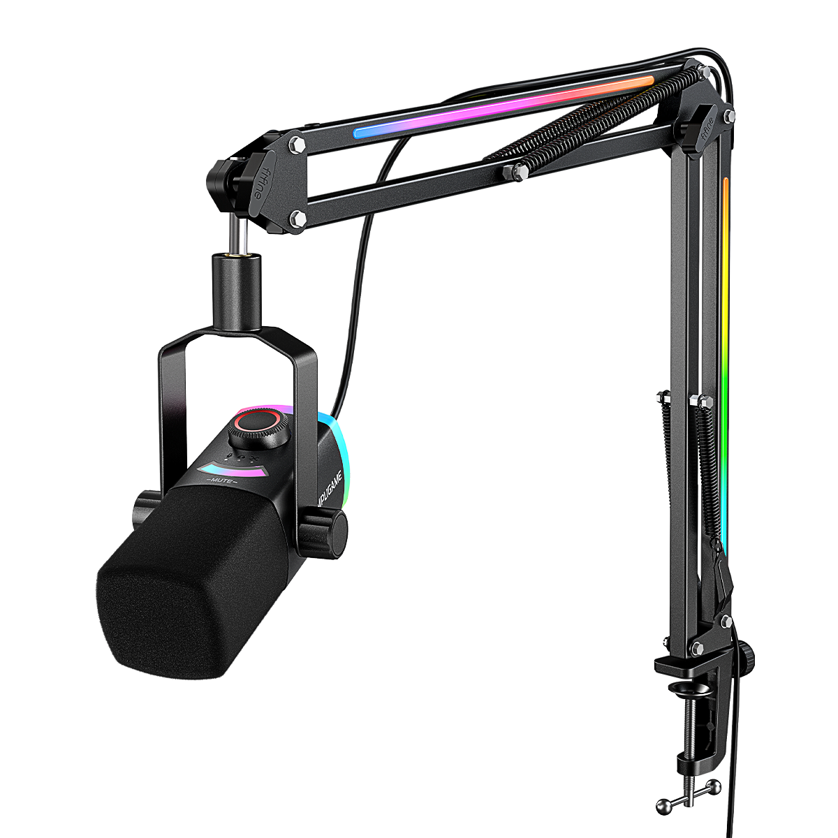 FIFINE AmpliGame AM8 USB/XLR Dynamic Microphone with RGB
