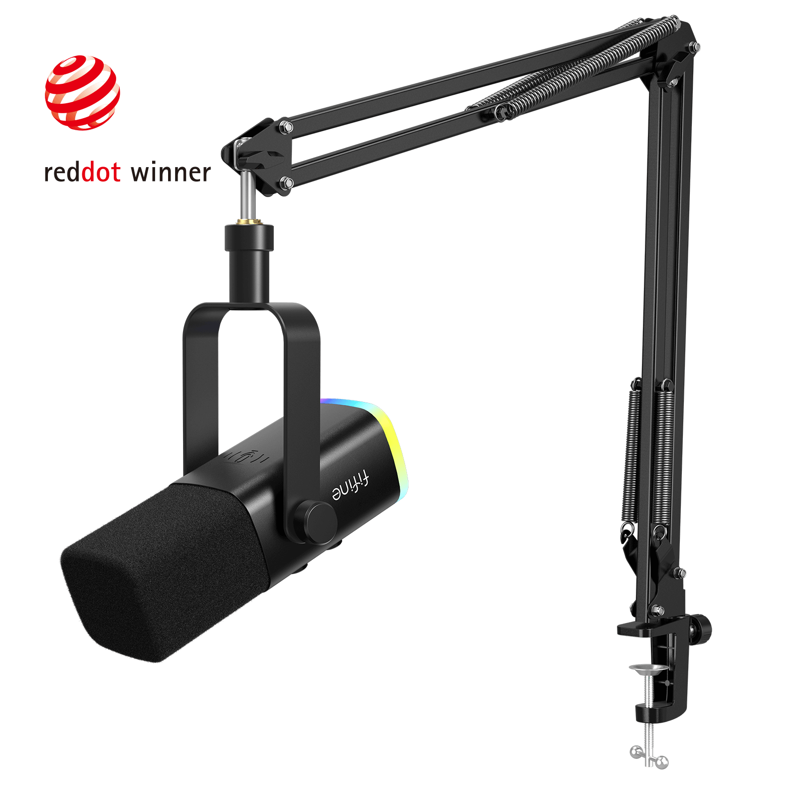 ###FIFINE Ampligame AM8T microphone in black